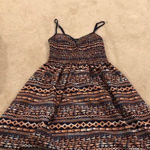 Blue and pink mason + Mackenzie dress